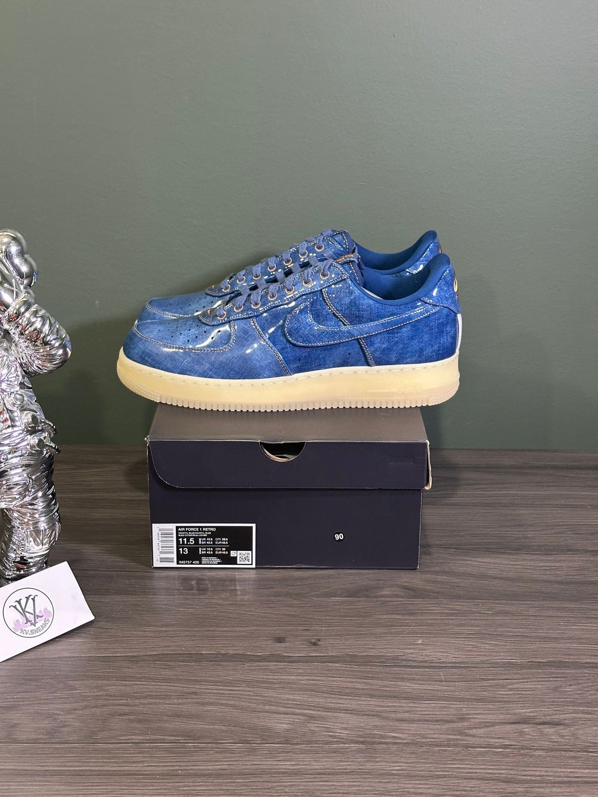 Nike Air Force 1 Low Patent Denim