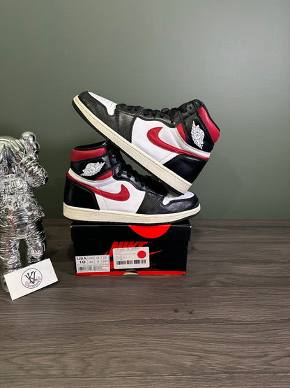 Jordan 1 High Black Gym Red