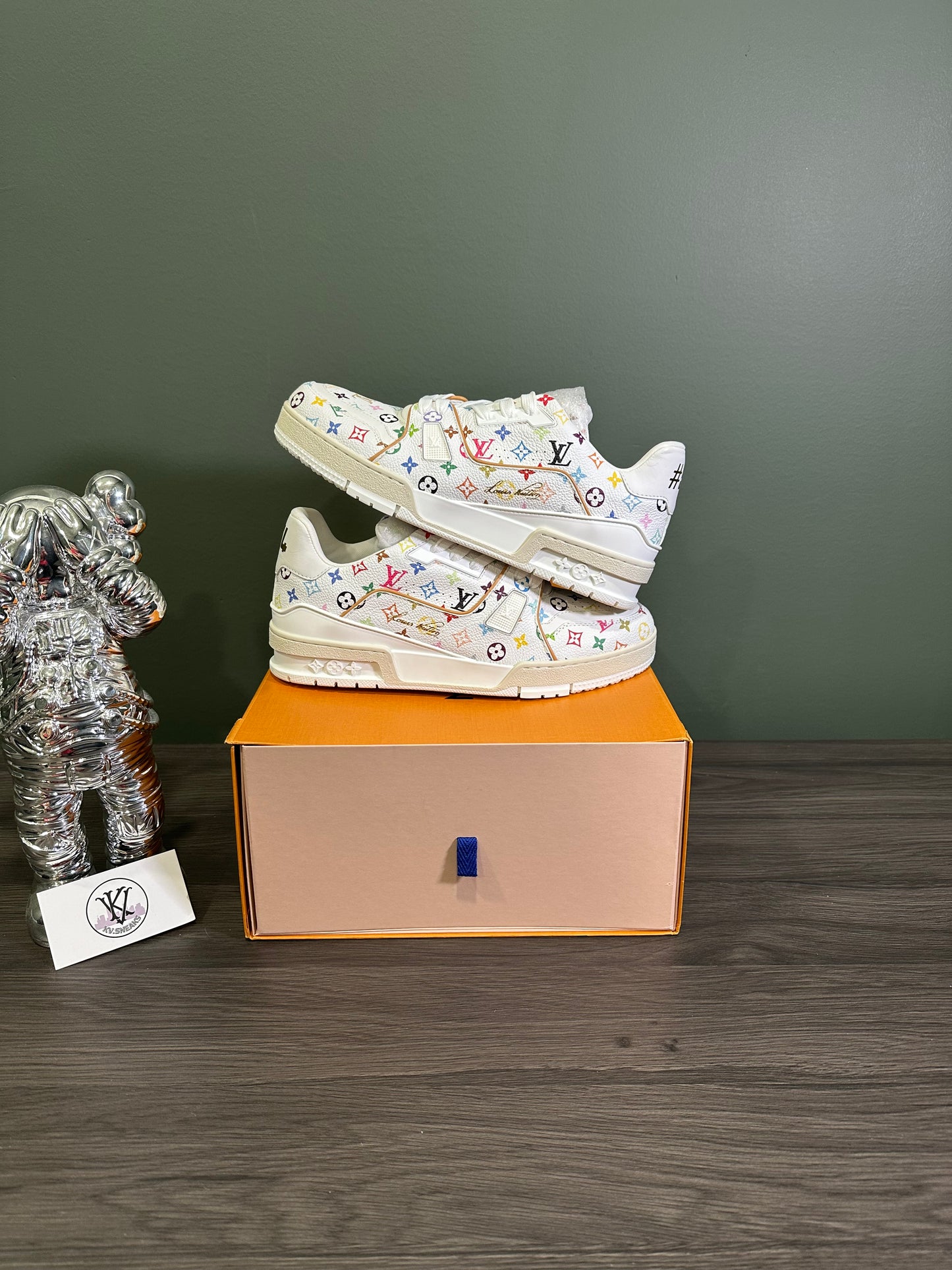 Louis Vuitton Trainer Takashi Murakami White