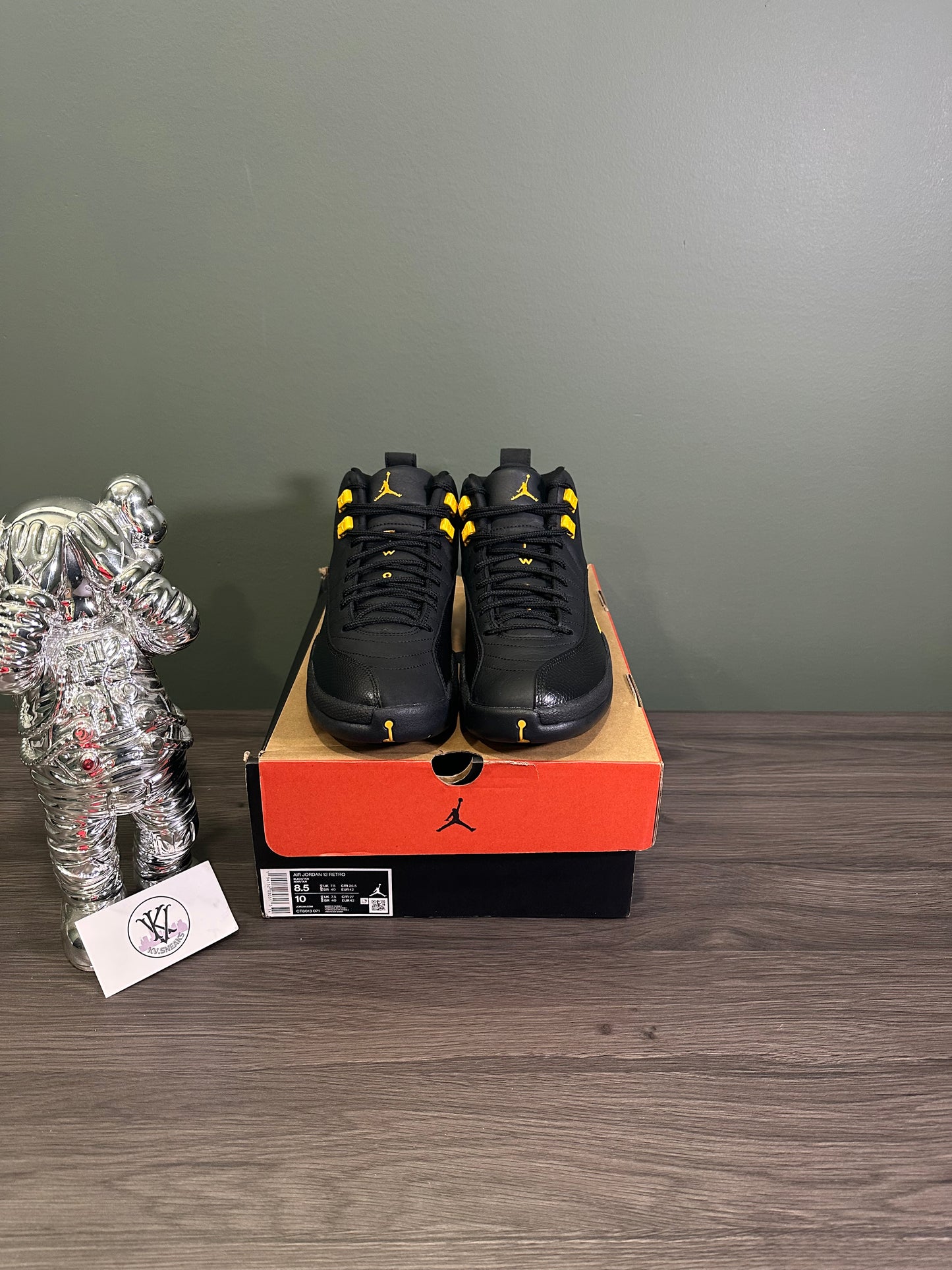 Jordan 12 Black Taxi