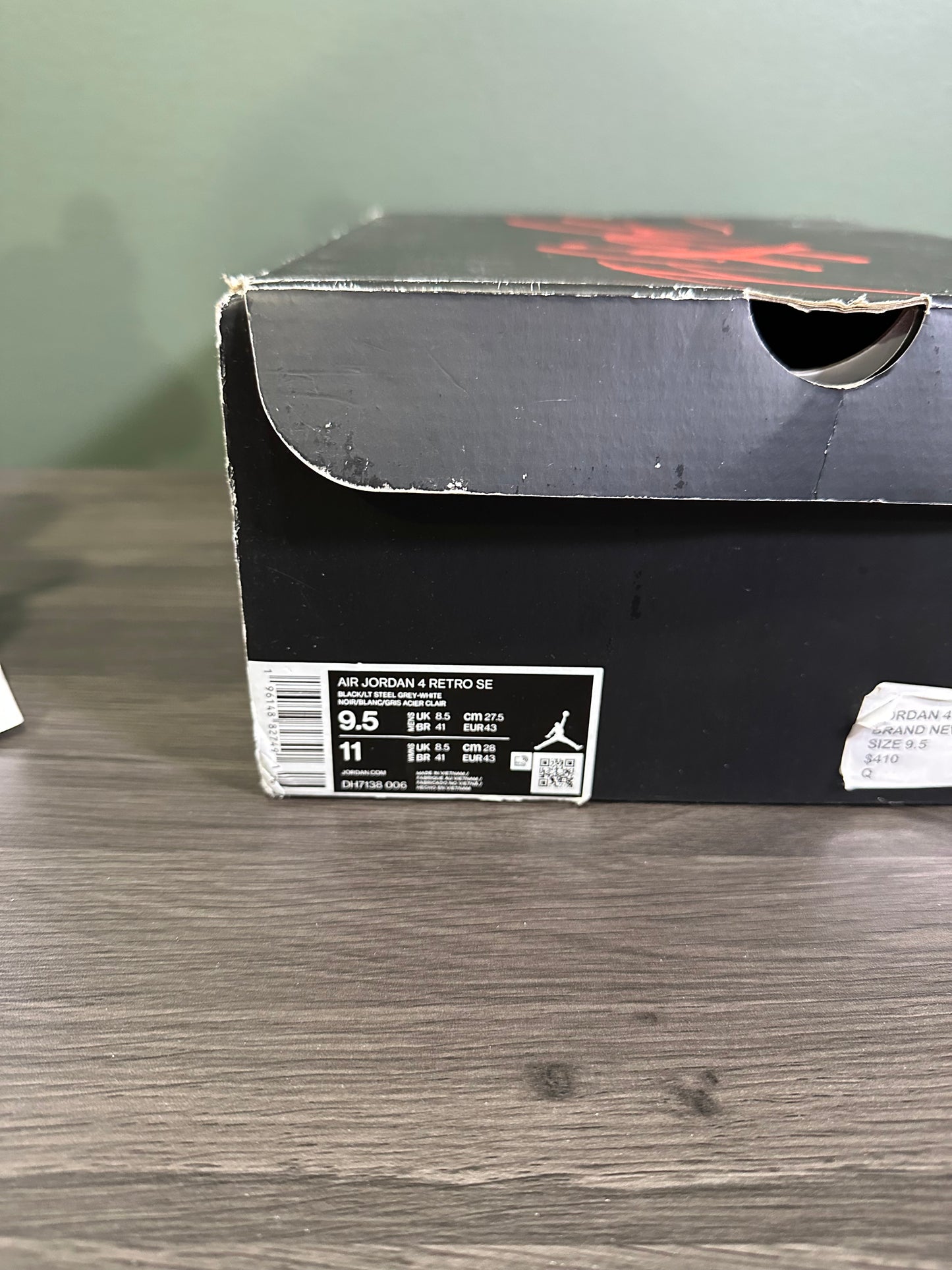 Jordan 4 Black Canvas