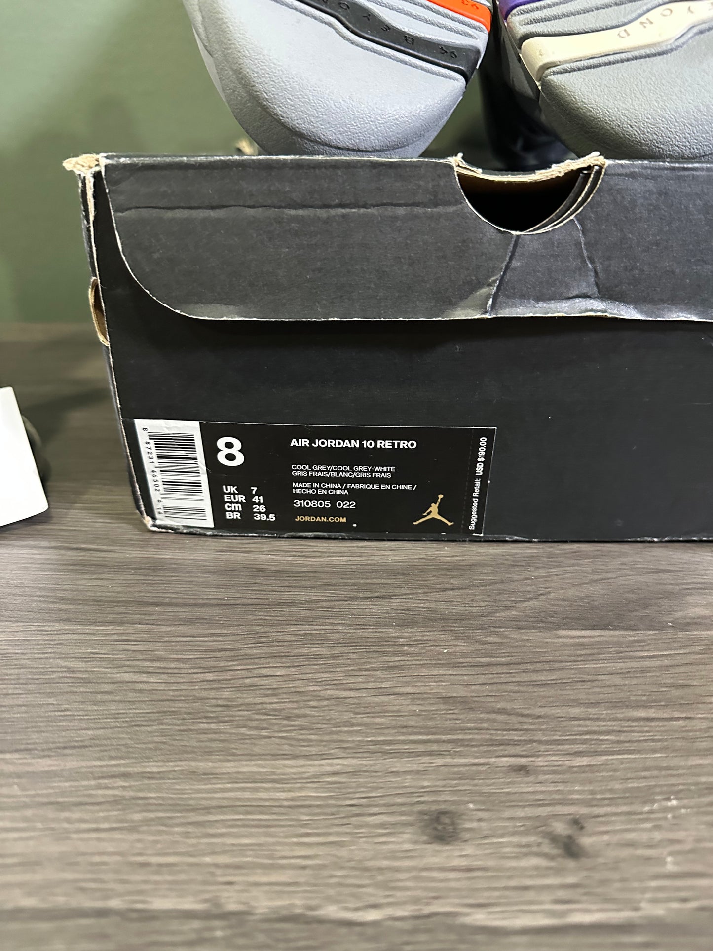 Jordan 10 Cool Grey