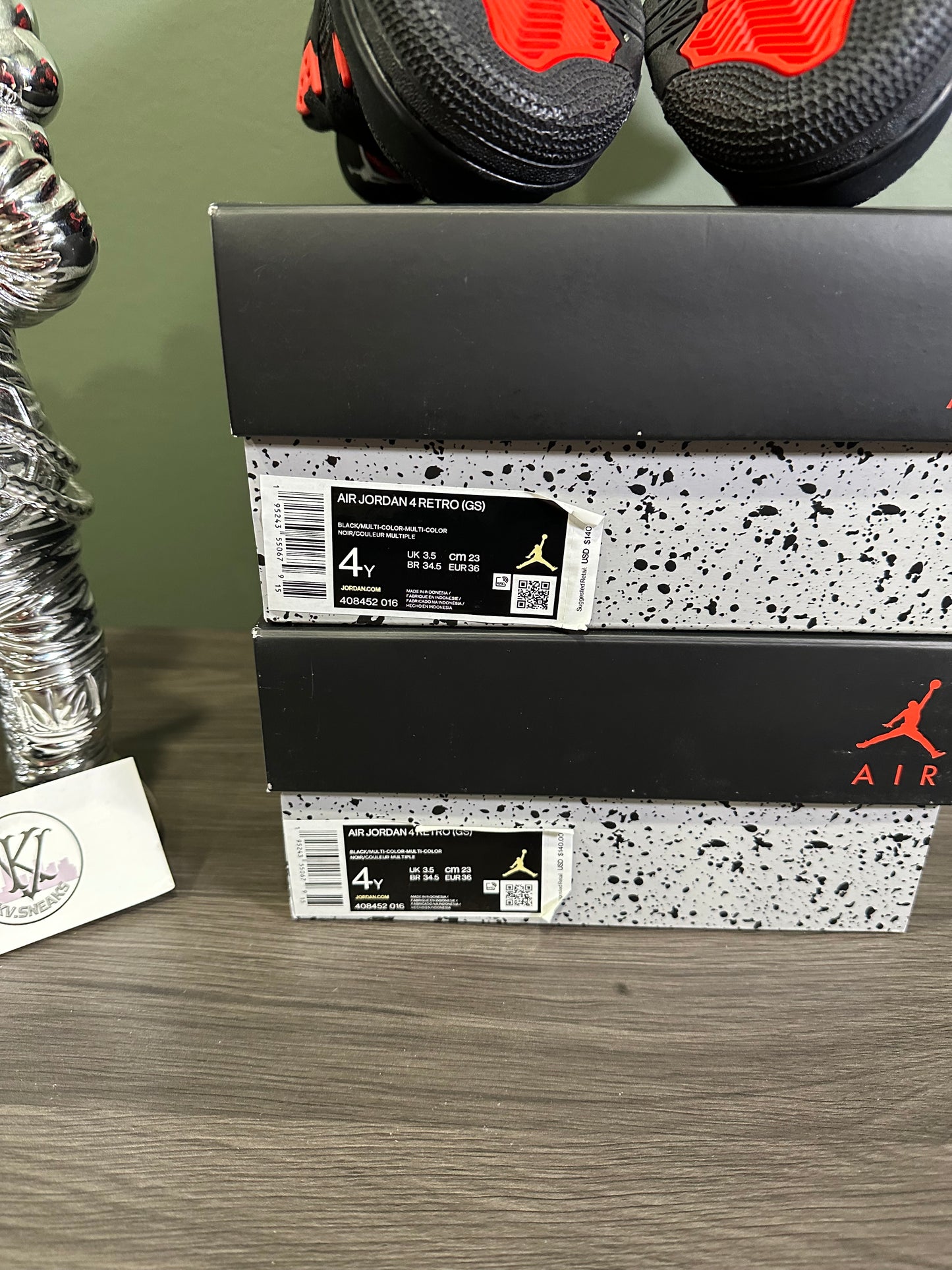 Jordan 4 Red Thunder (GS)