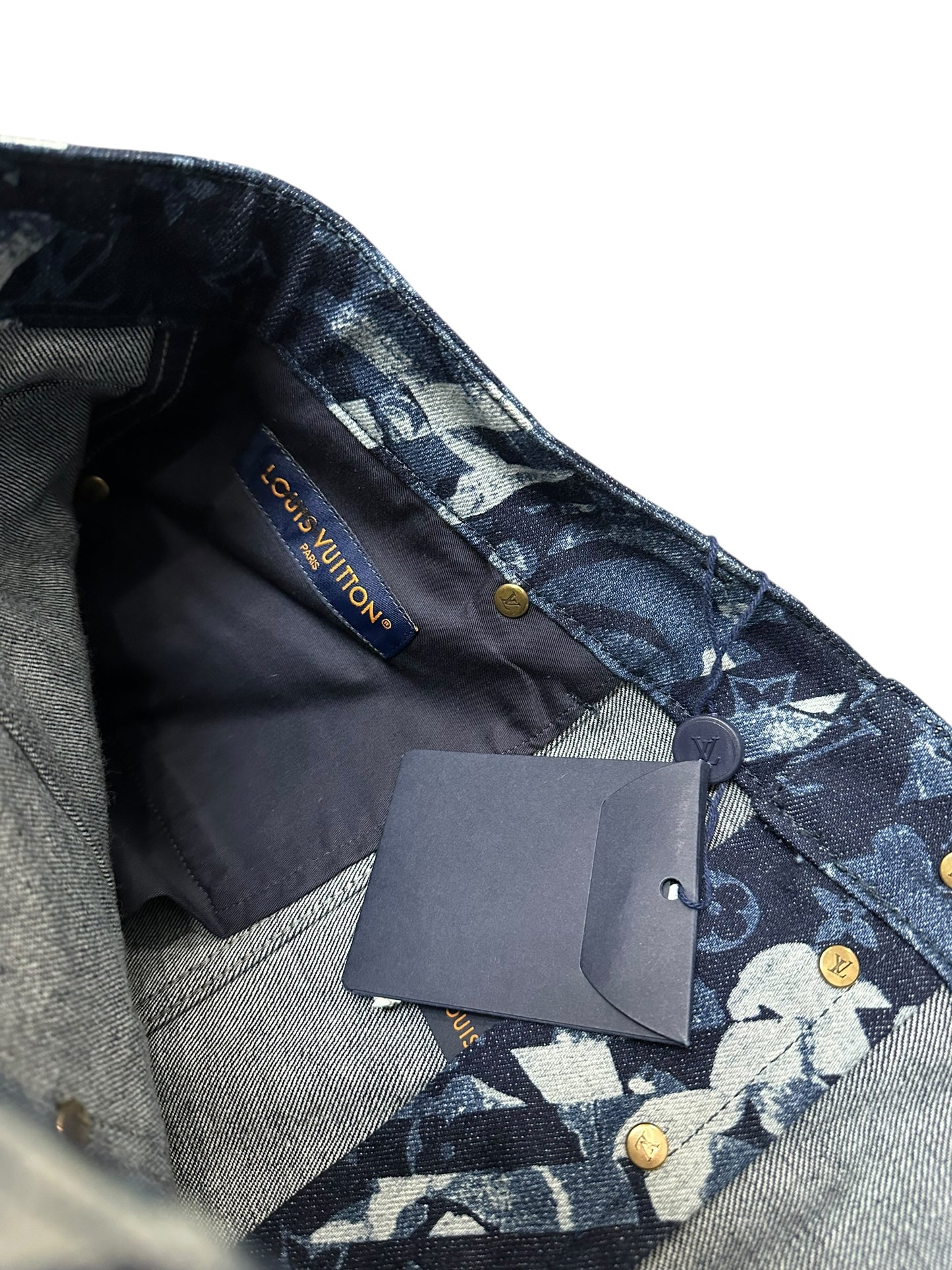 Louis Vuitton Monogram Floral Denim Jean
