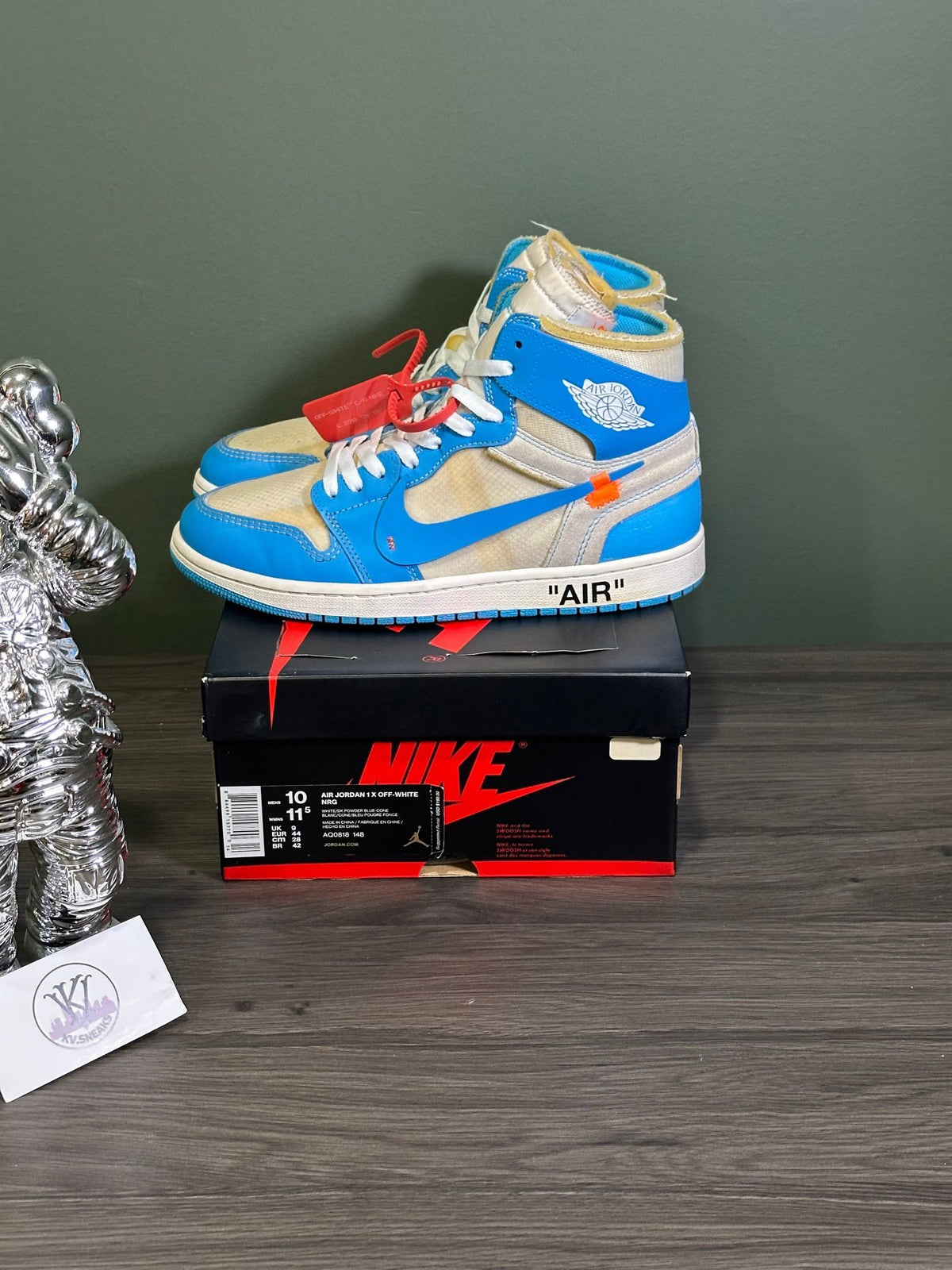 Jordan 1 Retro High Off-White University Blue