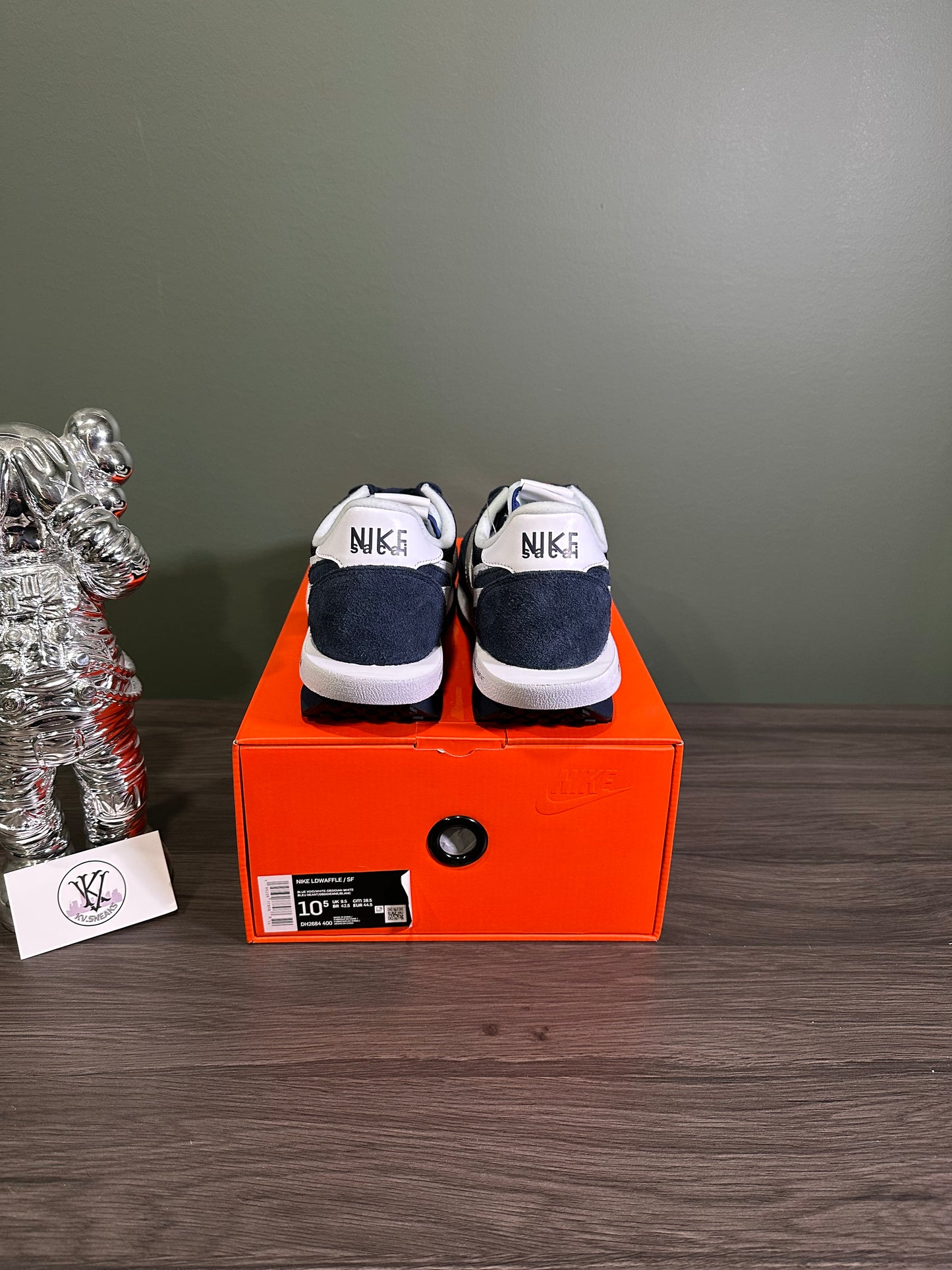 Nike LD Waffle Sacai Fragment Blue Void