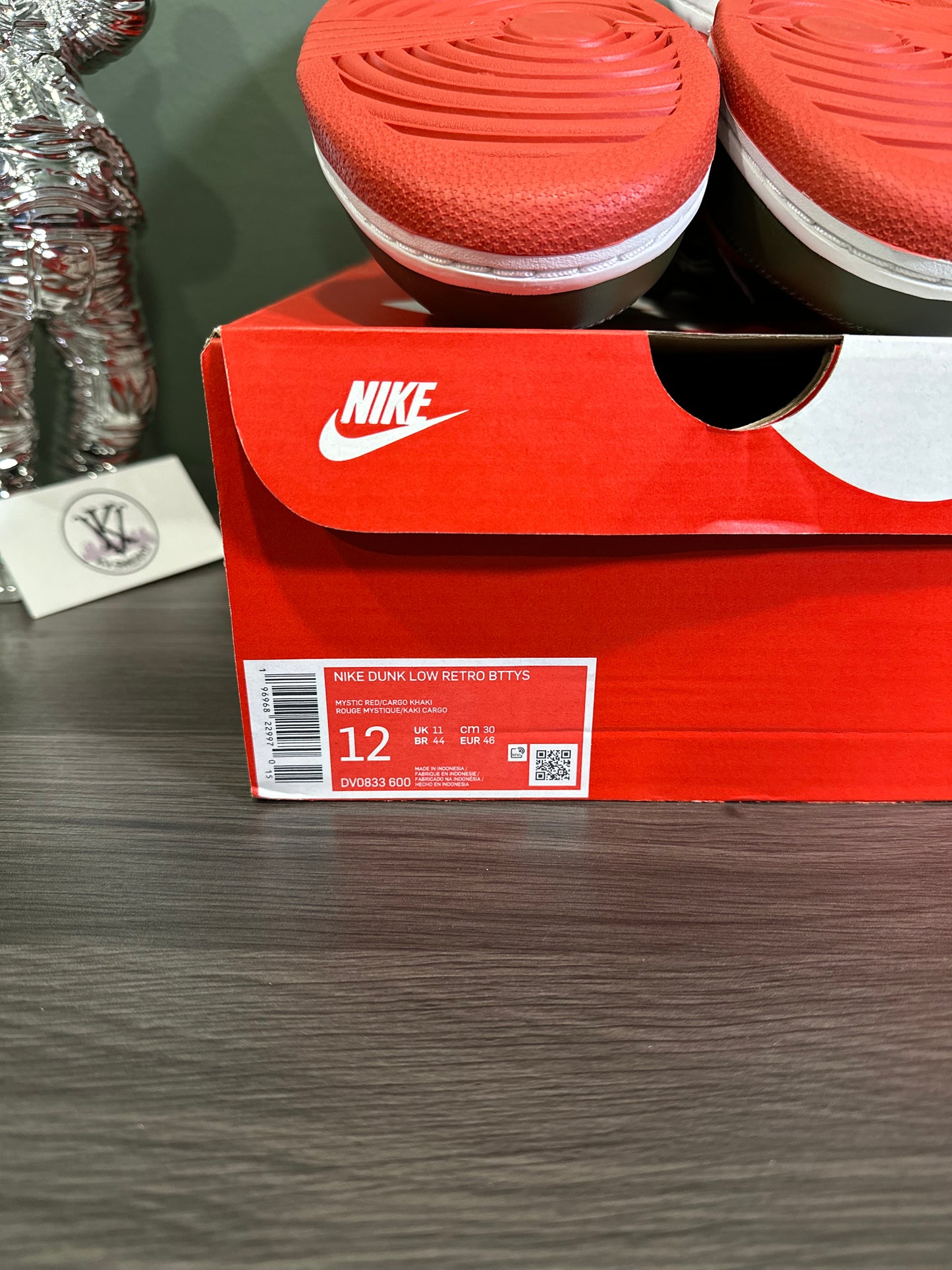 Dunk Low Mystic Red Cargo Khaki