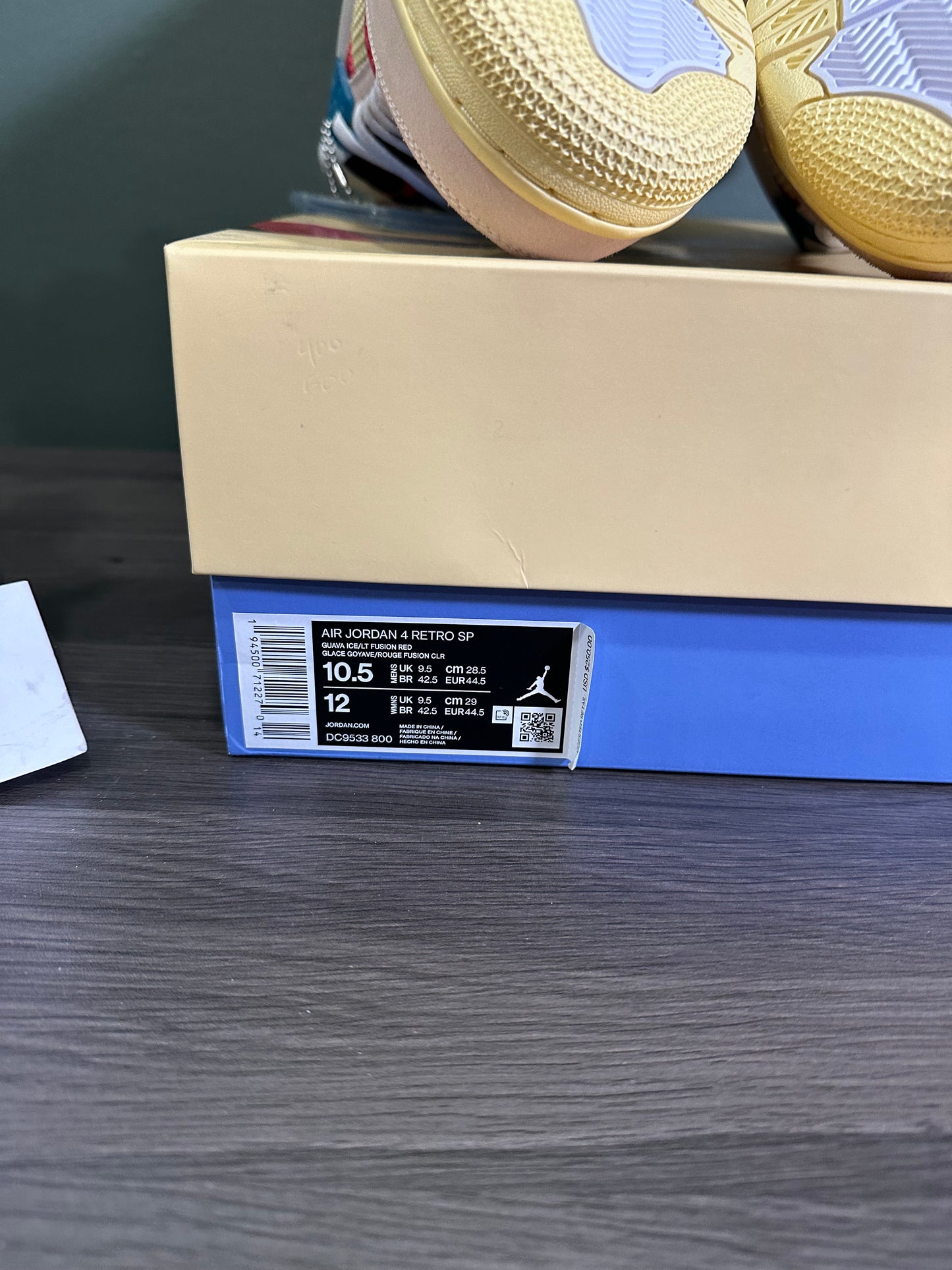 Jordan 4 Union Guava Ice