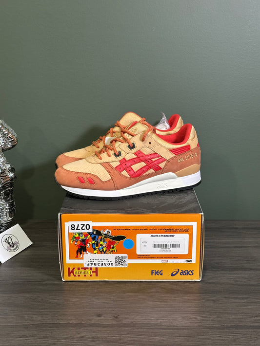 ASICS Gel-Lyte III ‘07 Remastered Kith Marvel X-Men Gambit