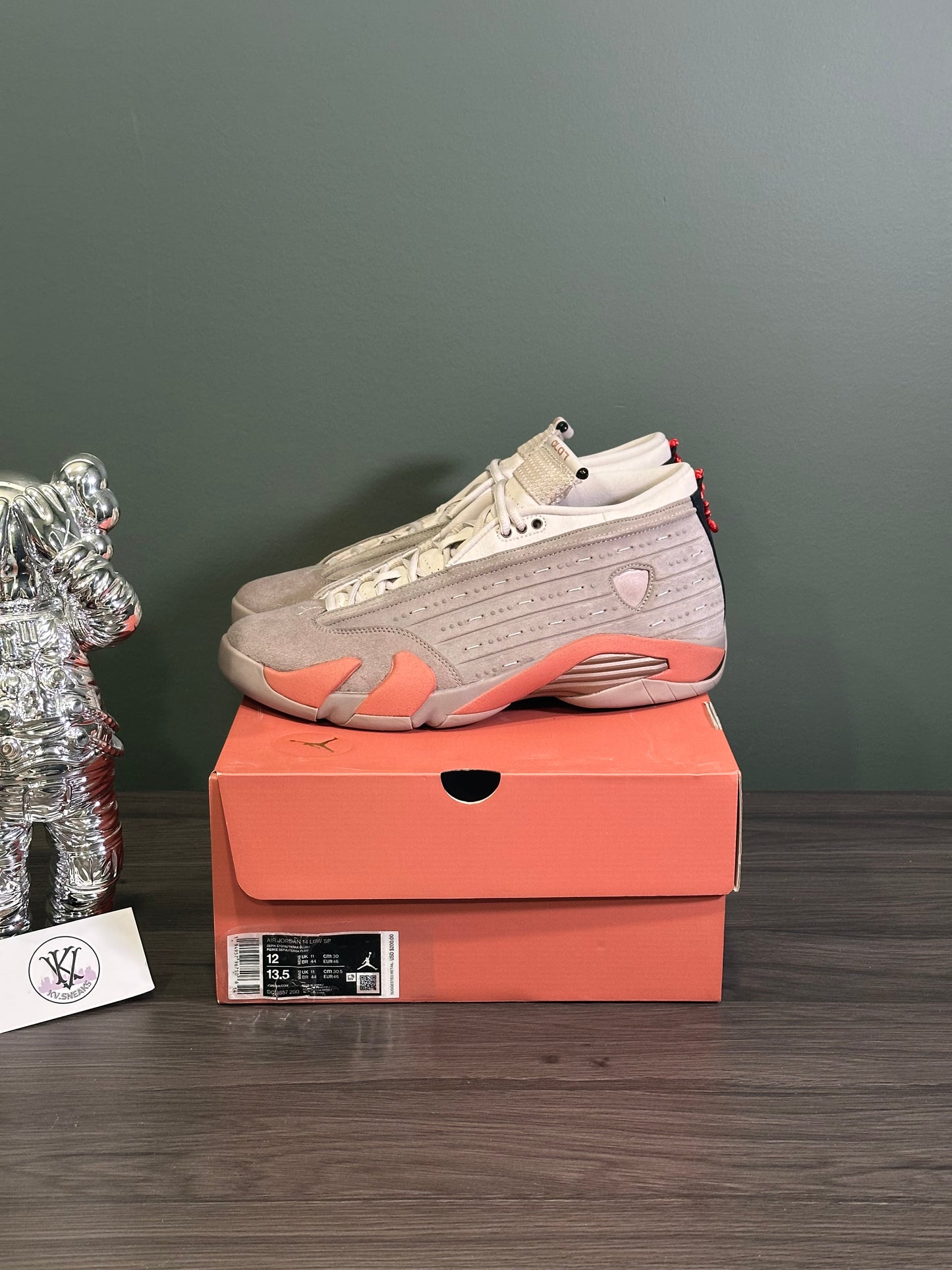Jordan 14 Low CLOT Terra Blush