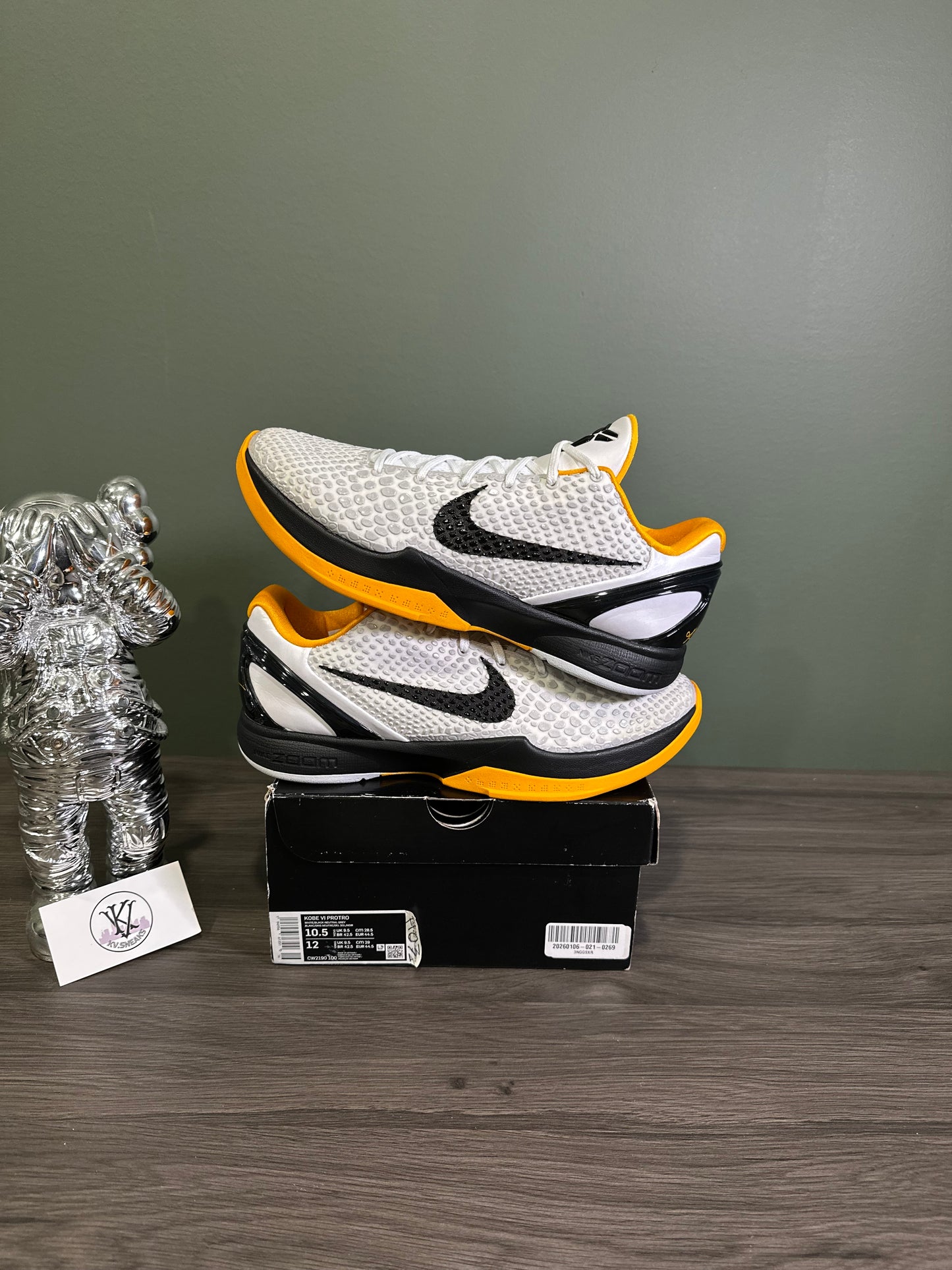Kobe 6 White Del Sol 2021