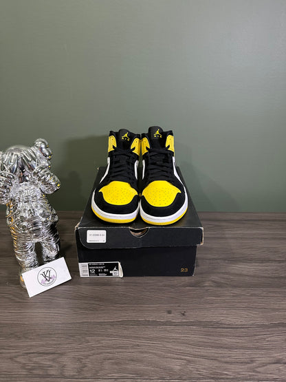 Jordan 1 Mid Yellow Toe Black