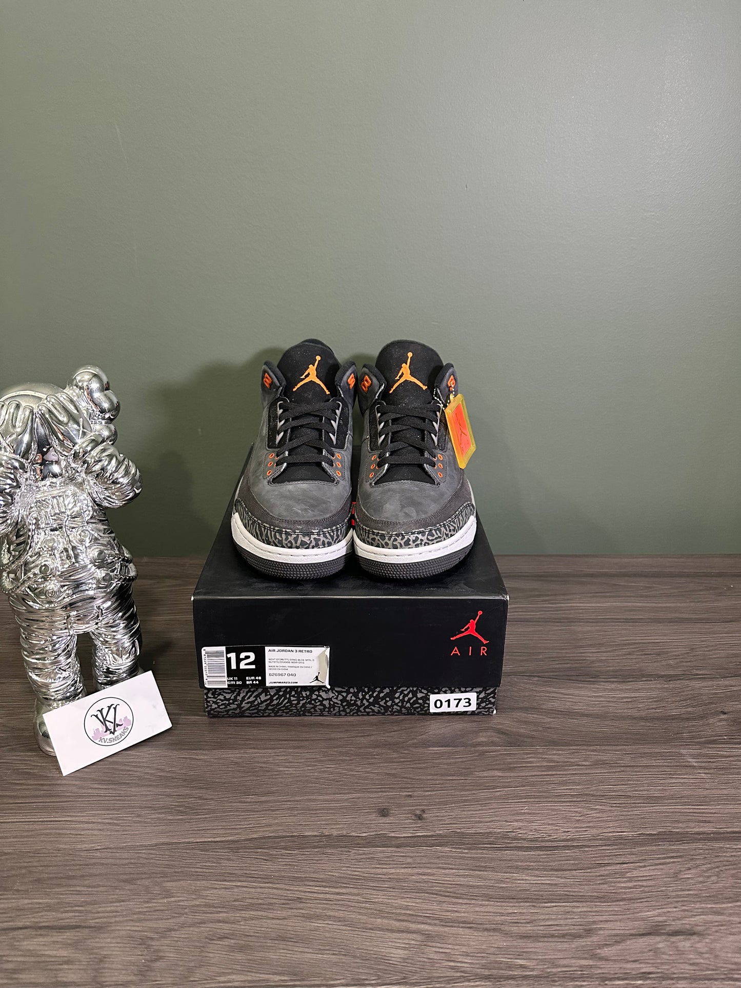 Jordan 3 Fear Pack 2013