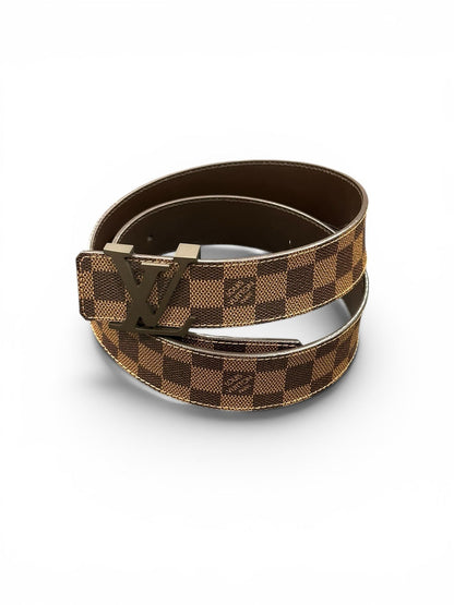 LOUIS VUITTON INITIALES REVERSIBLE BELT BROWN 40MM