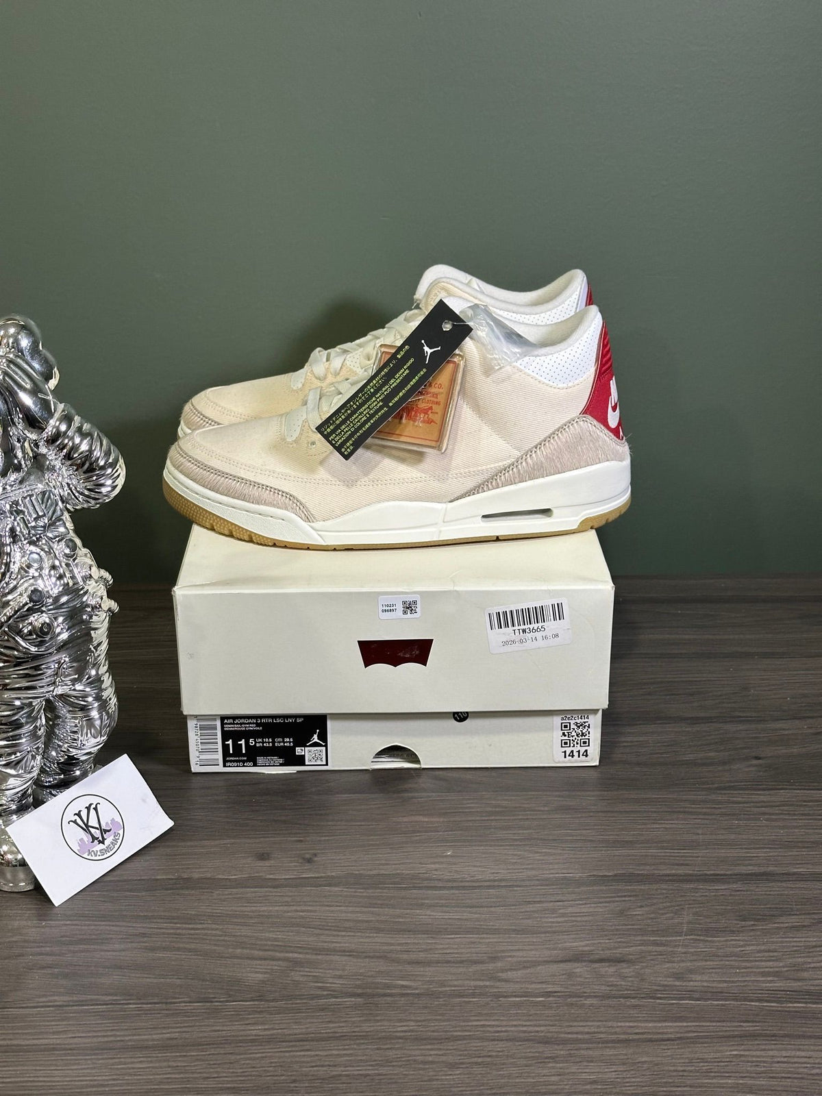 Jordan 3 Retro Levis Lunar New Year