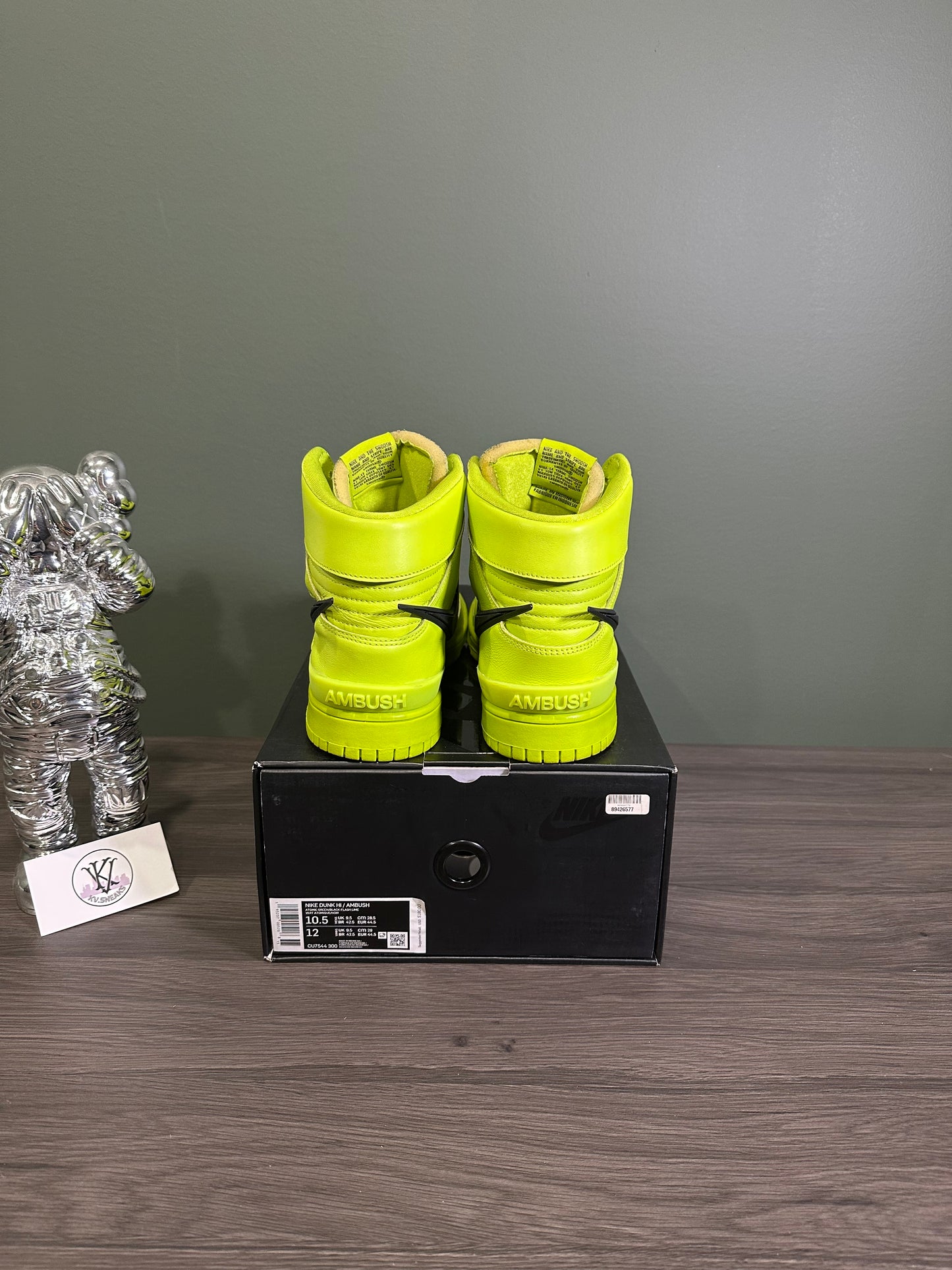 Dunk High AMBUSH Flash Lime