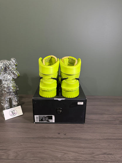 Dunk High AMBUSH Flash Lime