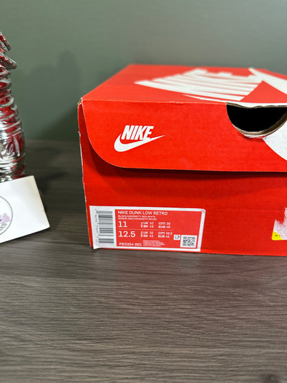 Dunk Low Red Swoosh Panda