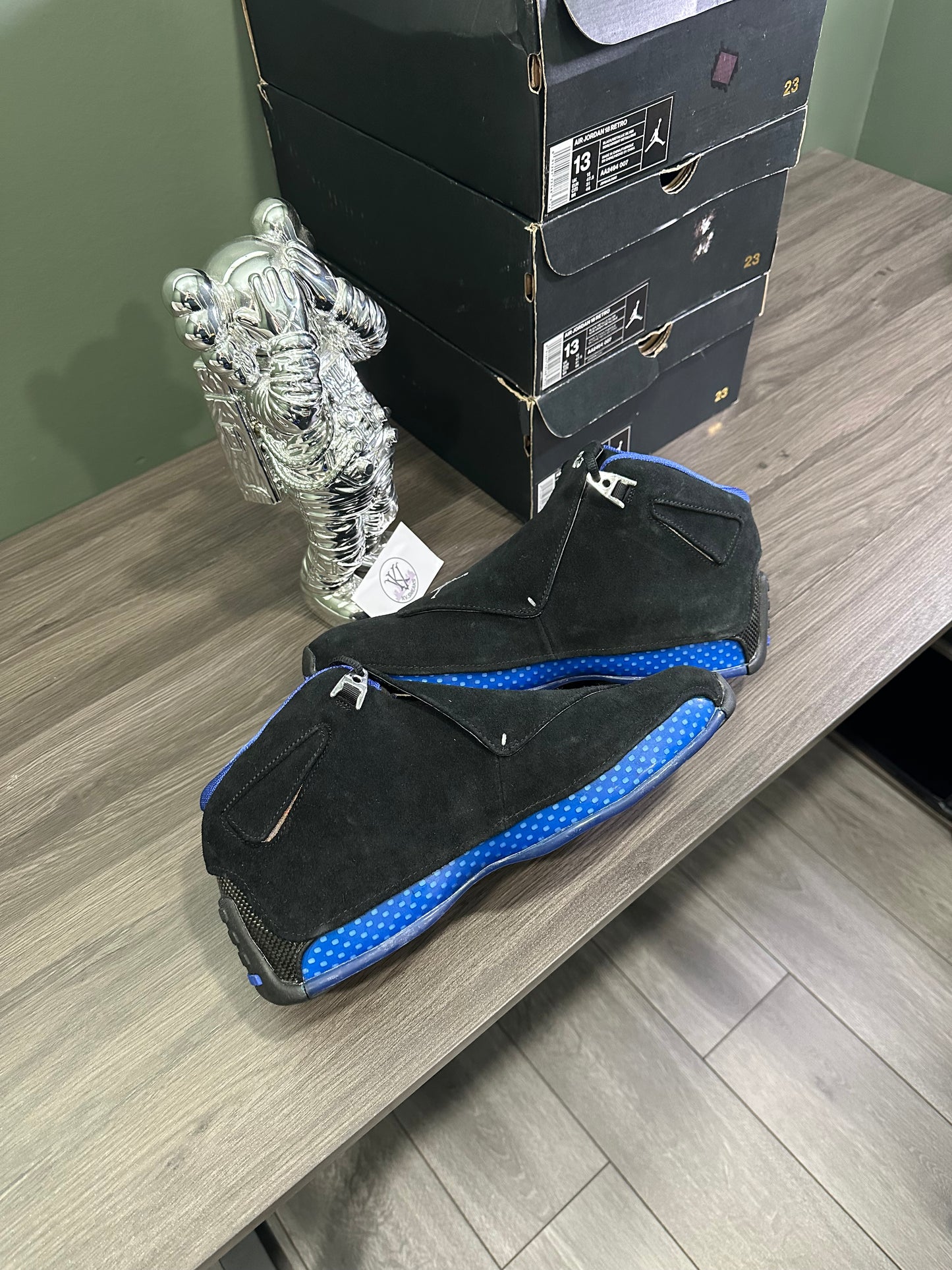 Jordan 18 Black Sport Royal