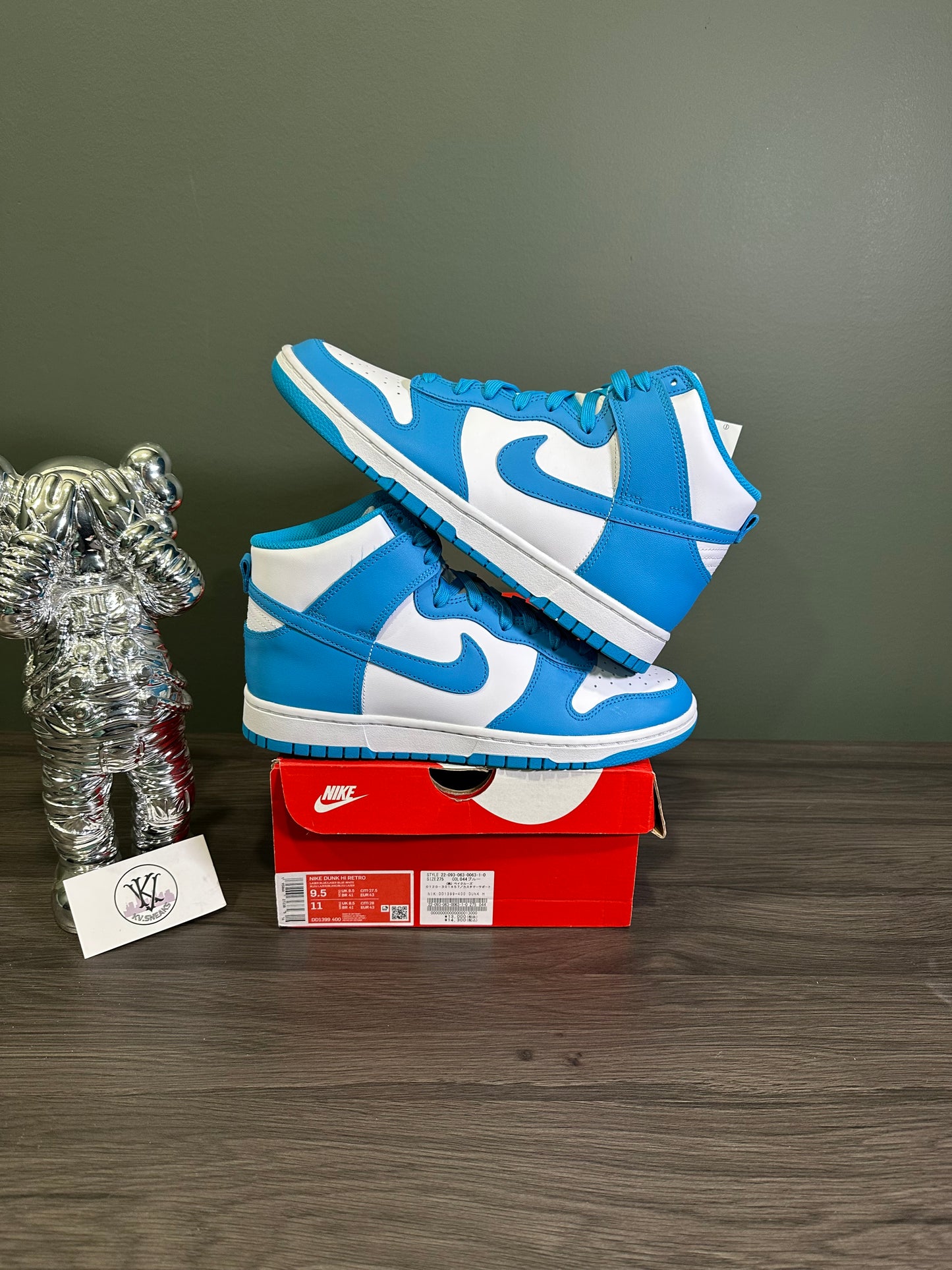 Dunk High Laser Blue