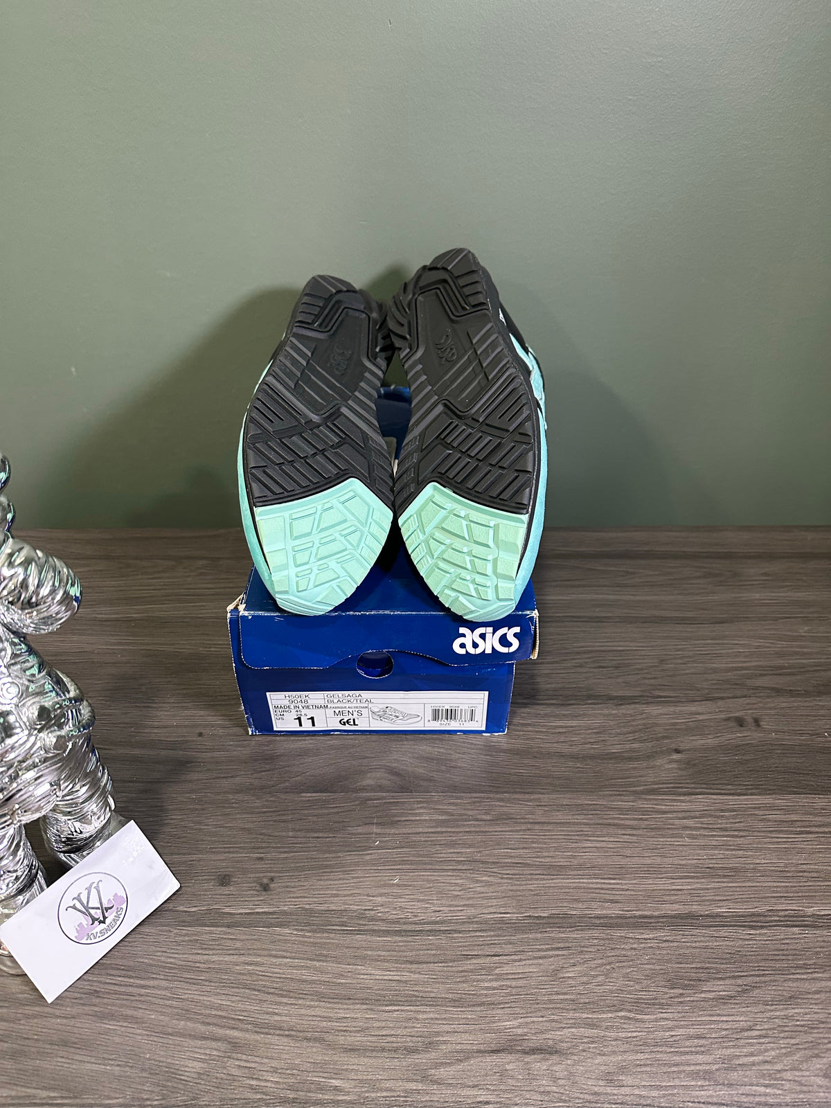 ASICS Gel-Saga Diamond Supply Co x Ronnie Fieg Aqua Blue Black