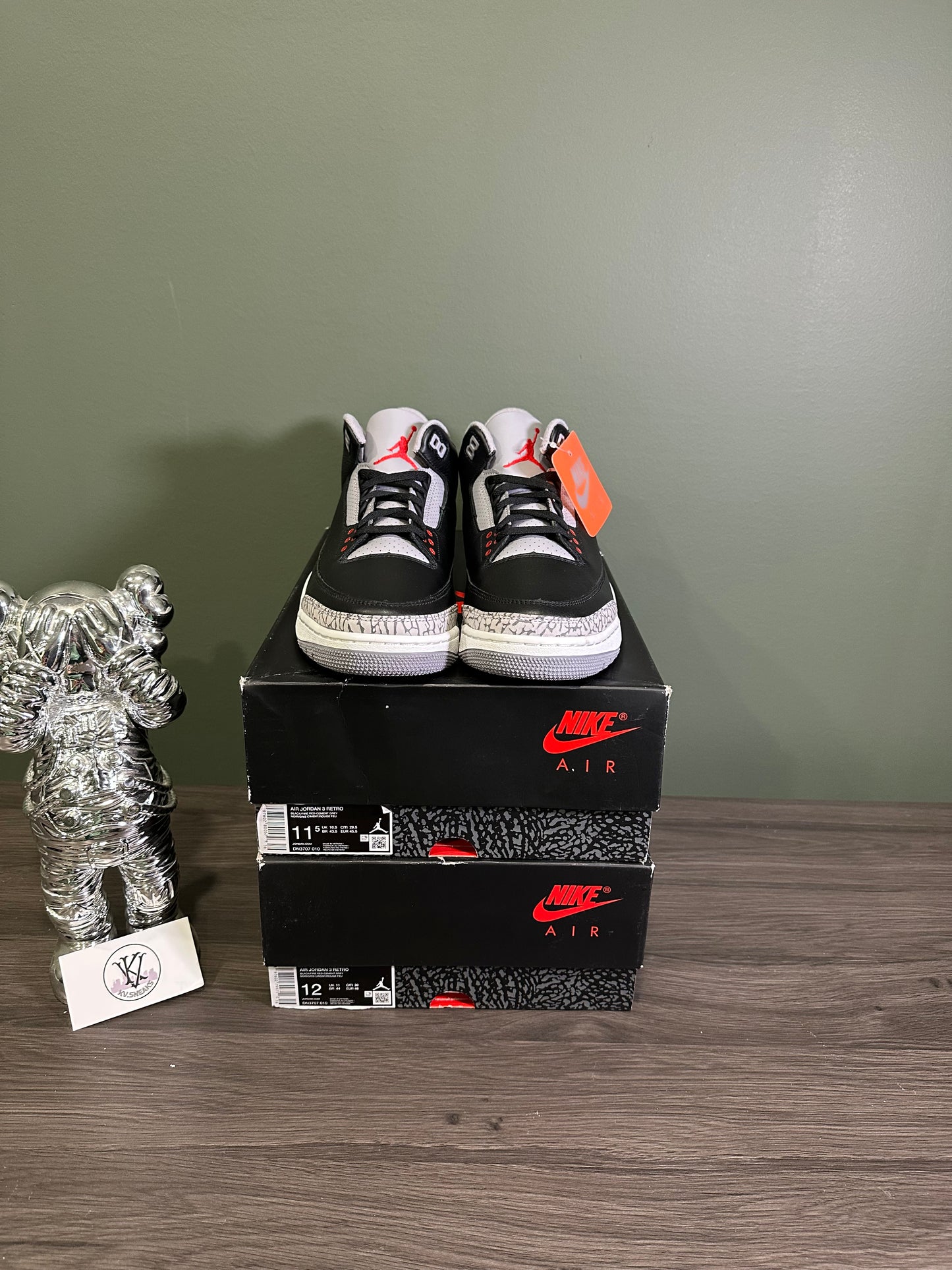 Jordan 3 Black Cement 2024