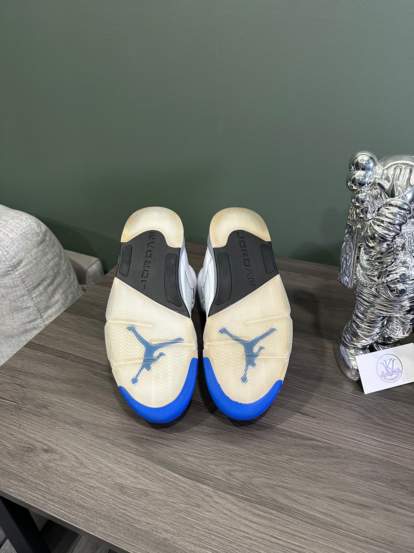 Jordan 5 White Stealth