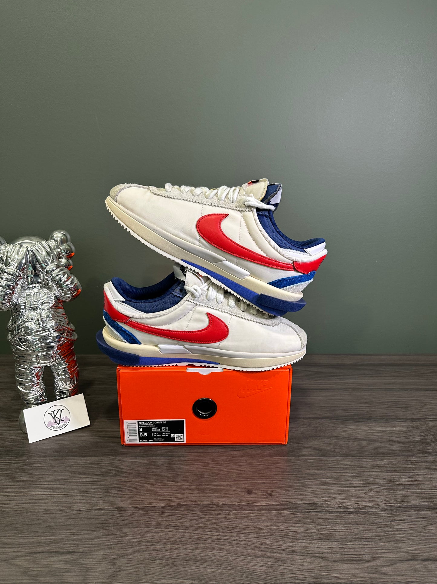 Nike Zoom Cortez Sacai University Red Blue
