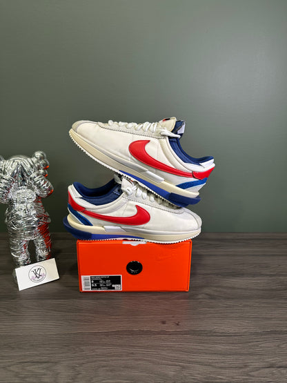 Nike Zoom Cortez Sacai University Red Blue