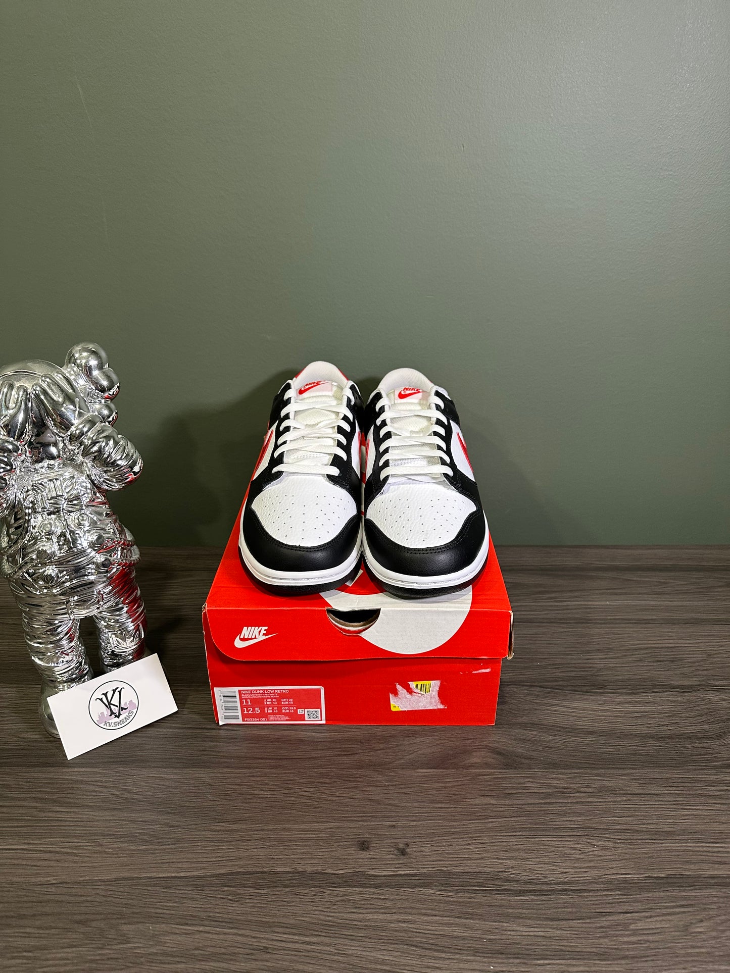 Dunk Low Red Swoosh Panda