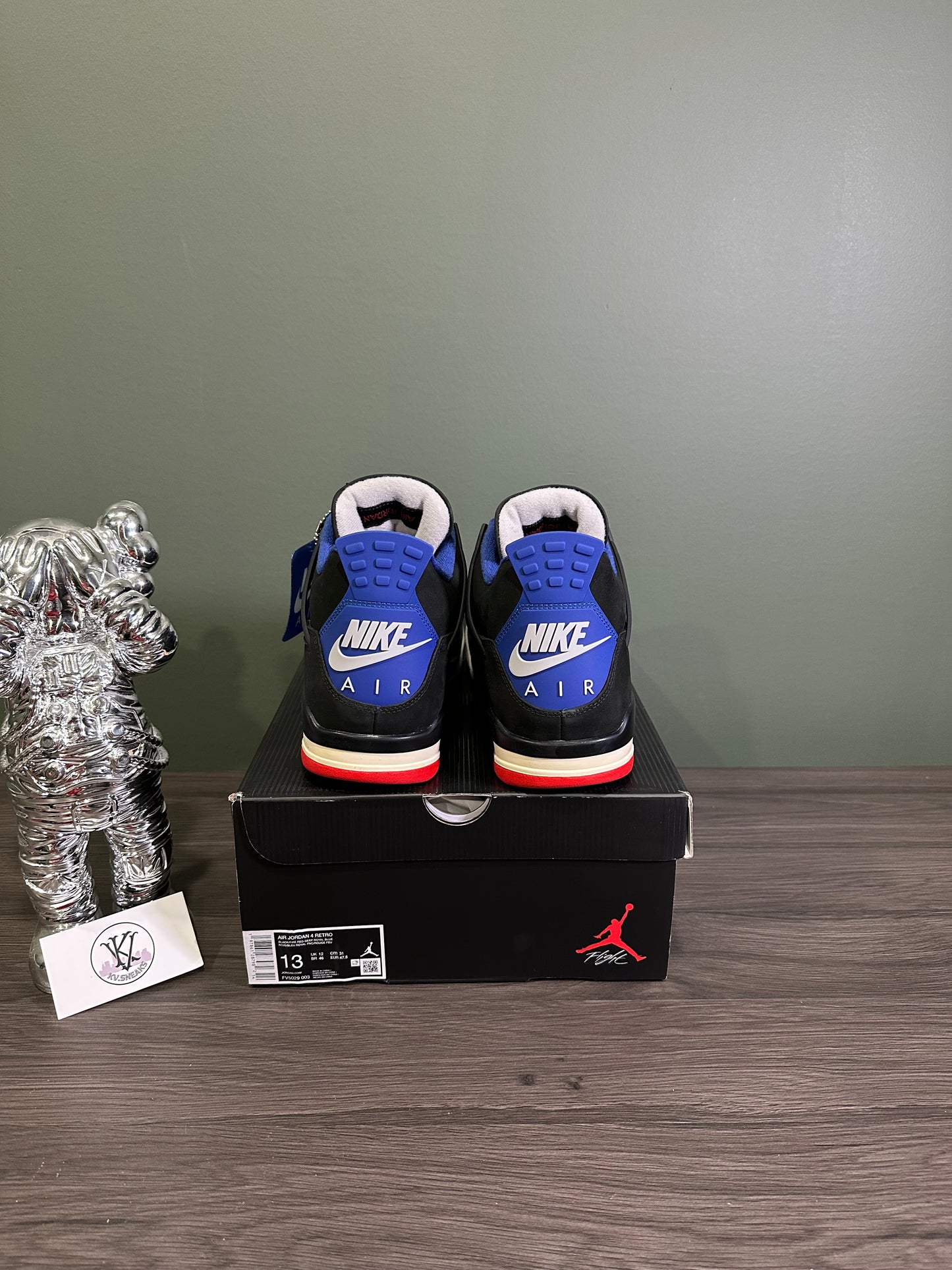 Jordan 4 Rare Air Gold Lettering