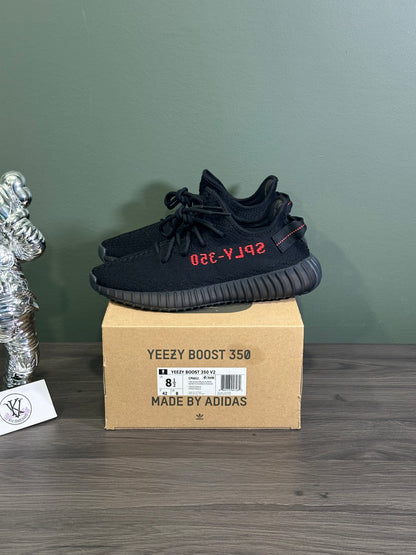 Yeezy 350 Black Red