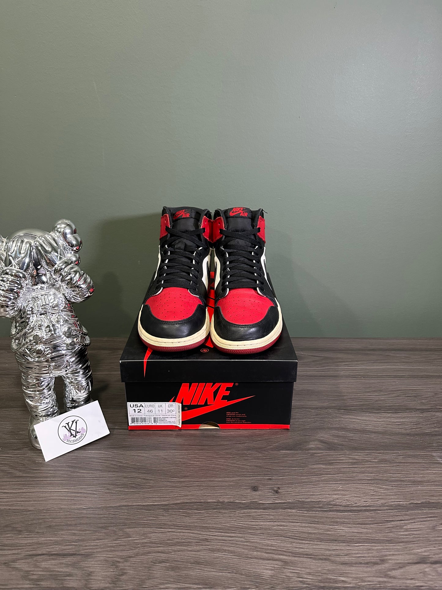 Jordan 1 High Bred Toe