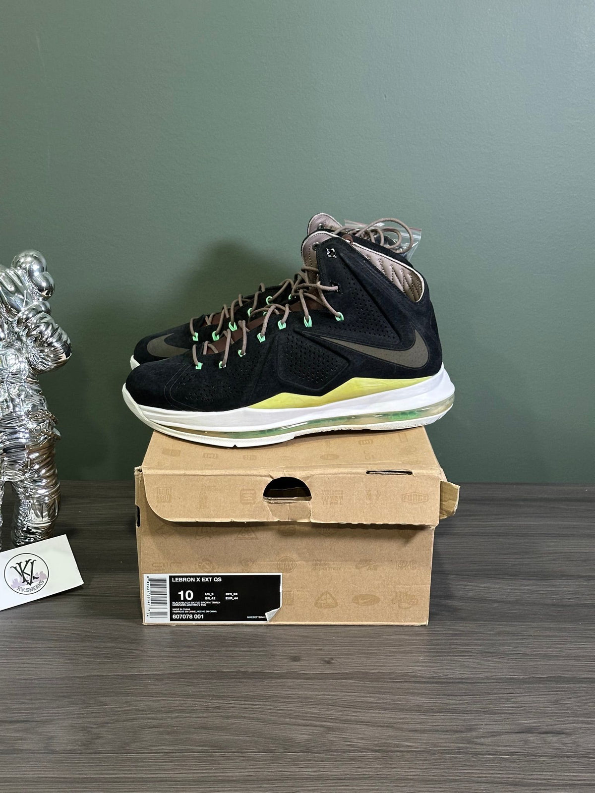 Nike LeBron X EXT Black Suede