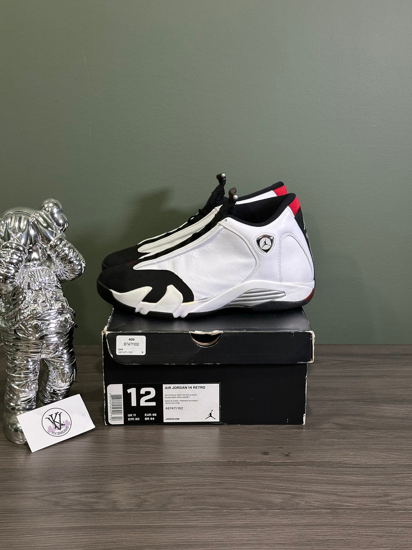 Jordan 14 Black Toe 2014