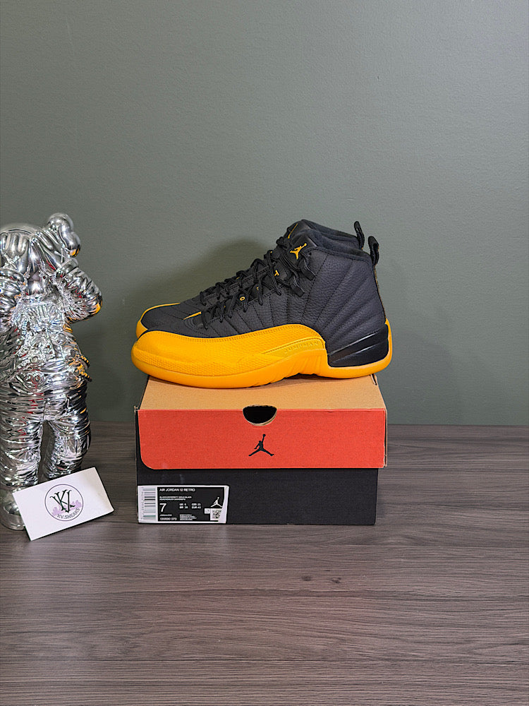 Jordan 12 Black University Gold