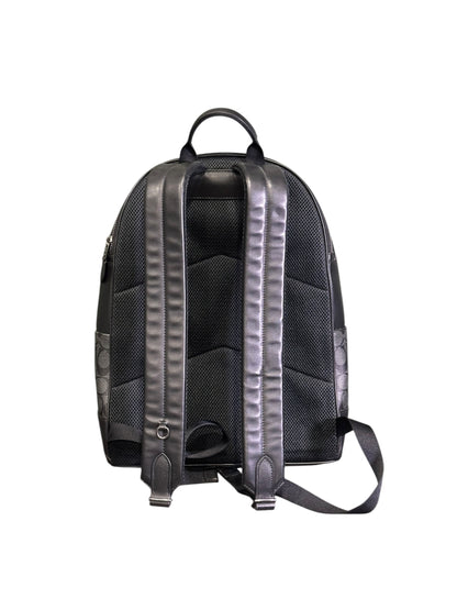 COACH SIGNATURE LEATHER CANVAS BACKPACK
