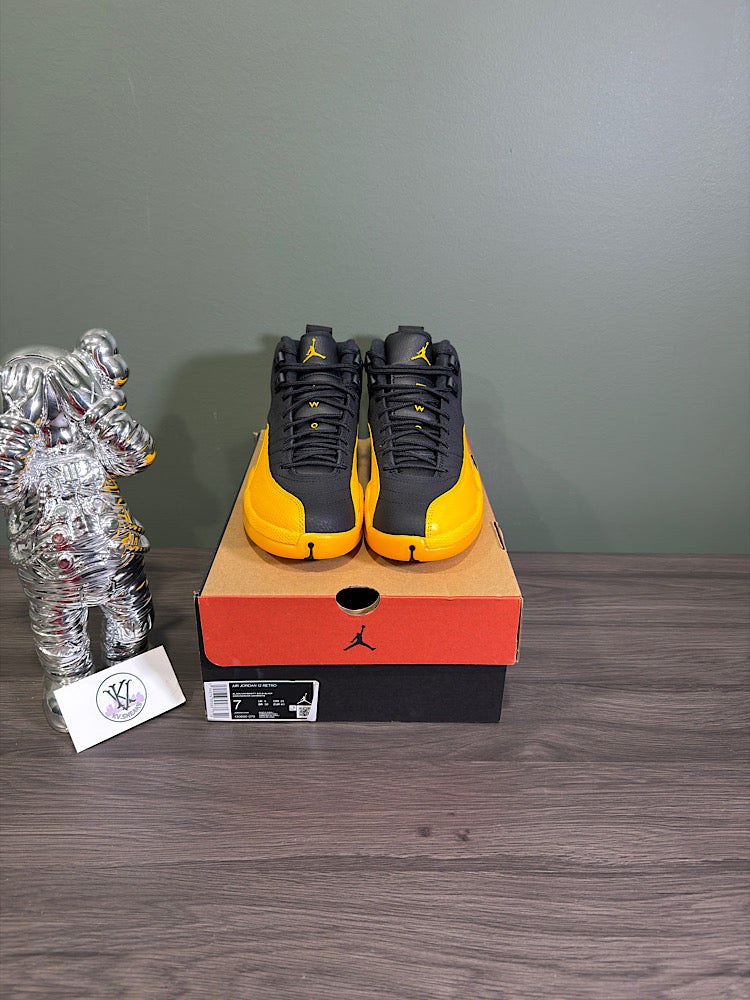 Jordan 12 Black University Gold