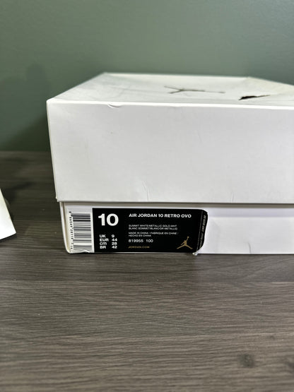 Jordan 12 Drake OVO White