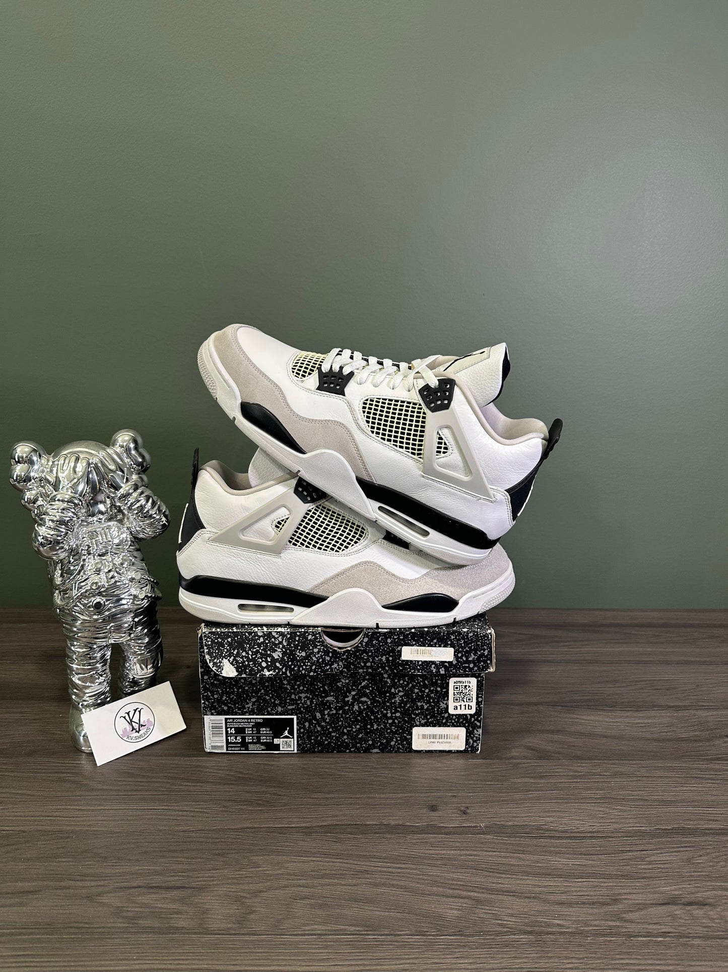 Jordan 4 Military Black