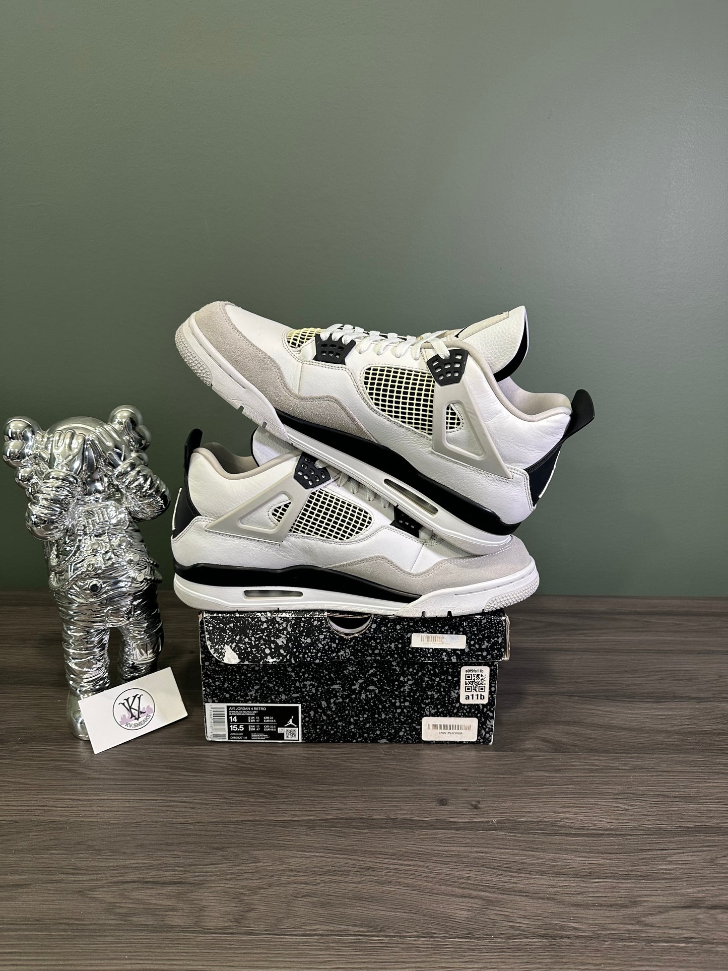 Jordan 4 Military Black
