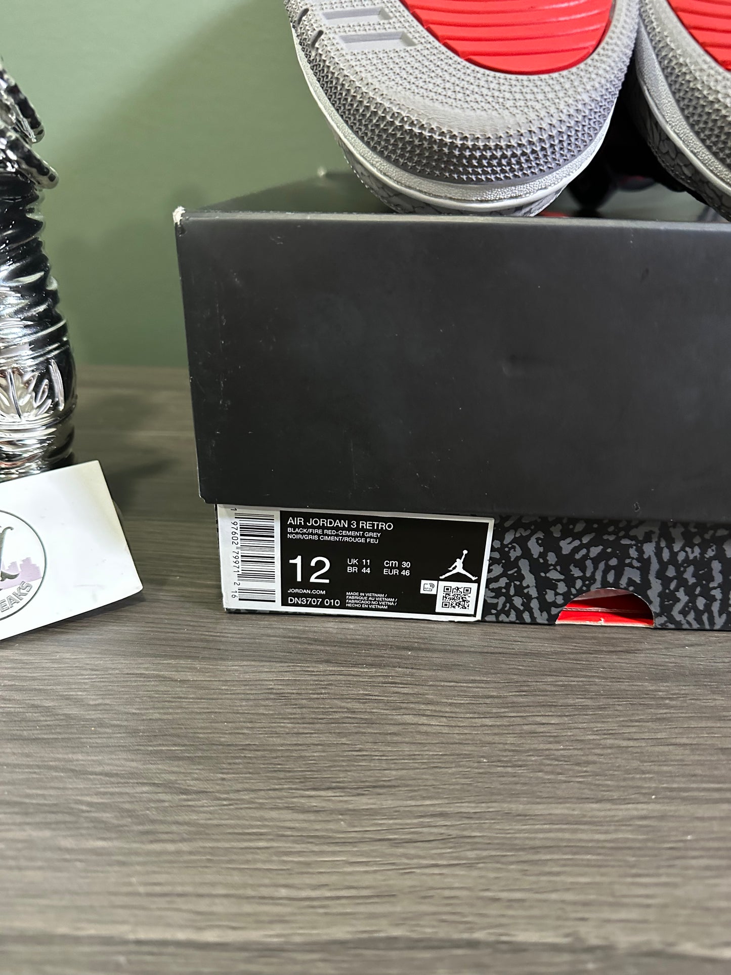Jordan 3 Black Cement 2024