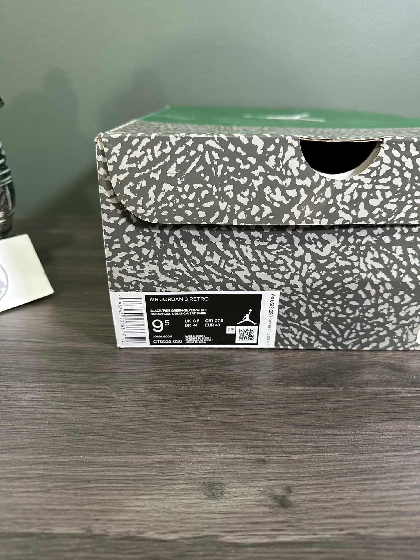 Jordan 3 Pine Green