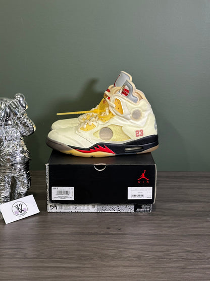 Jordan 5 Off-White Sail