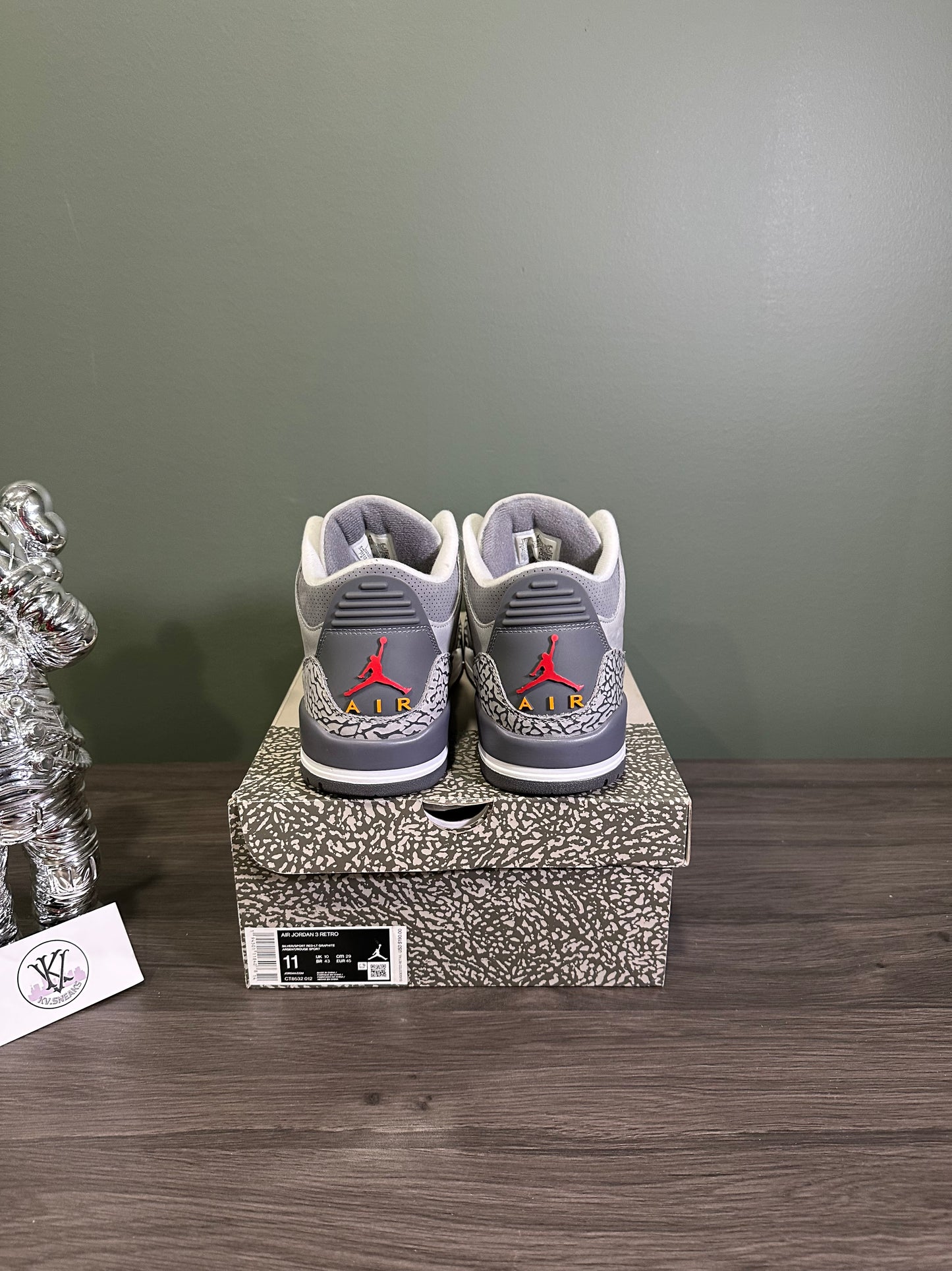 Jordan 3 Cool Grey