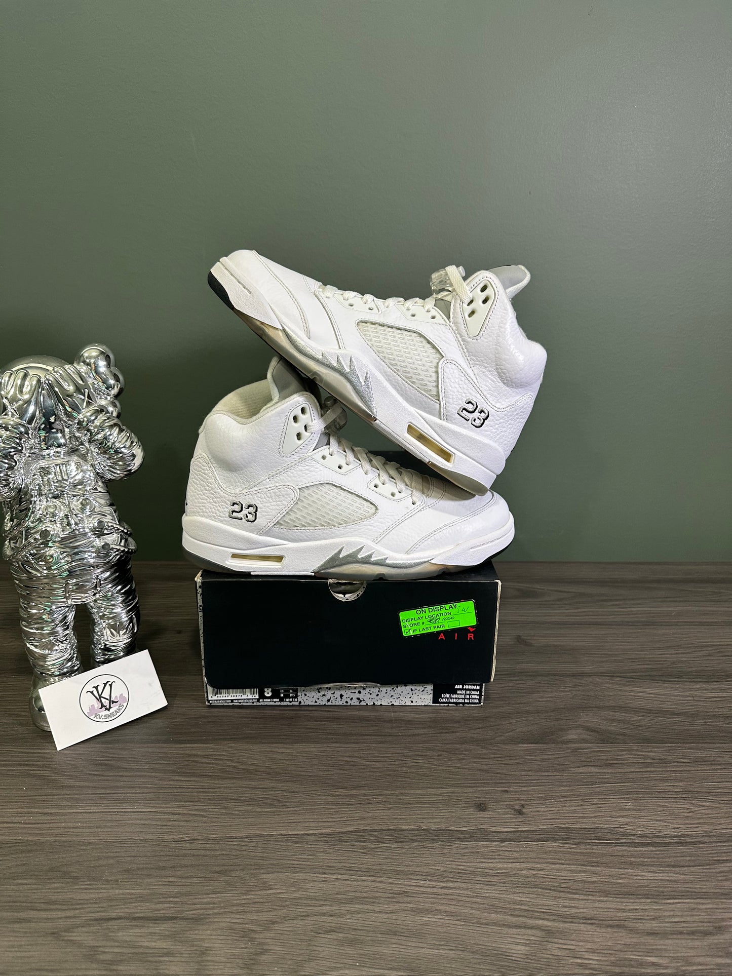 Jordan 5 Metallic White 2015