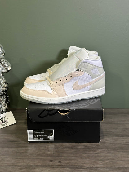 Jordan 1 Mid SE White Sea Glass Glacier Blue Guava Ice