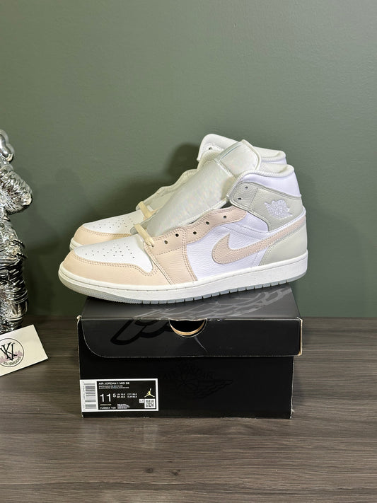 Jordan 1 Mid SE White Sea Glass Glacier Blue Guava Ice