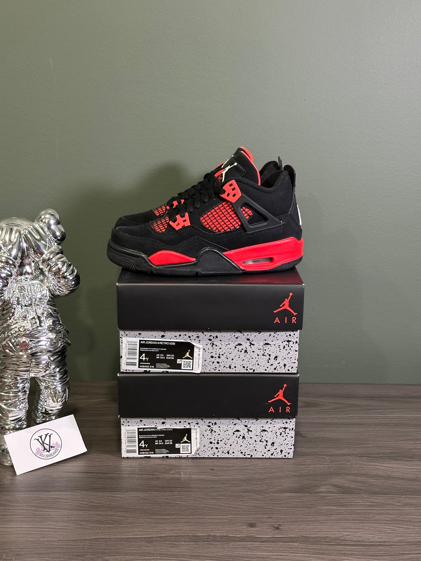 Jordan 4 Red Thunder (GS)