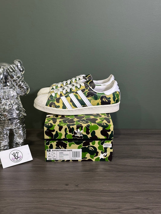 Adidas Superstar Bape Camo Green